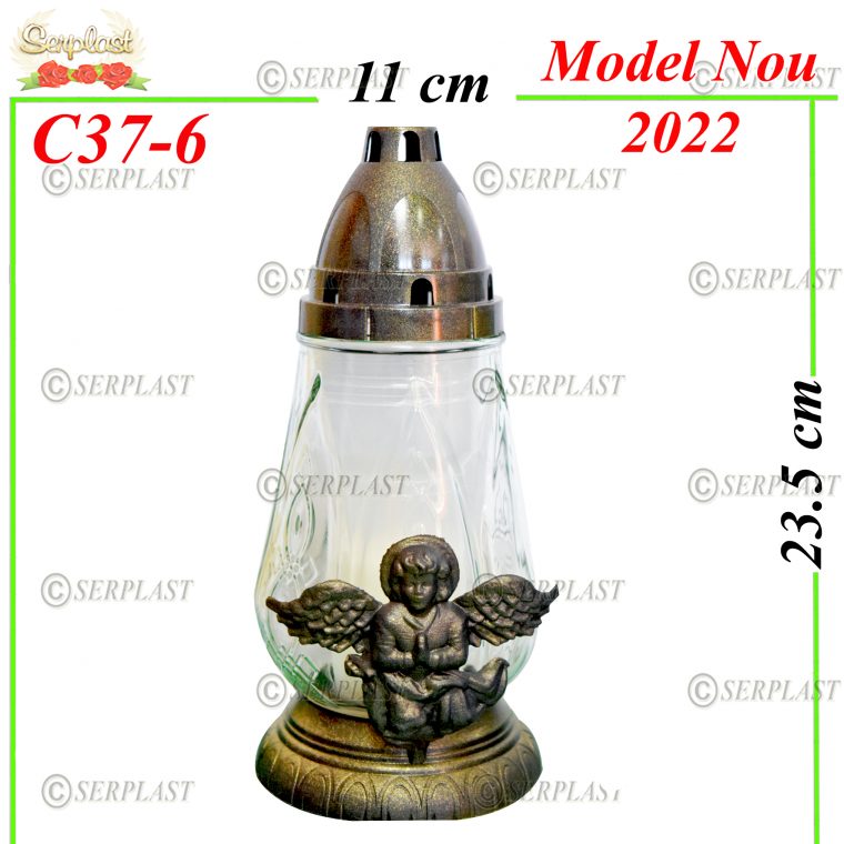 C37-6-Candela cu ingeras-6buc.set-7.4lei-Candele-Serplast