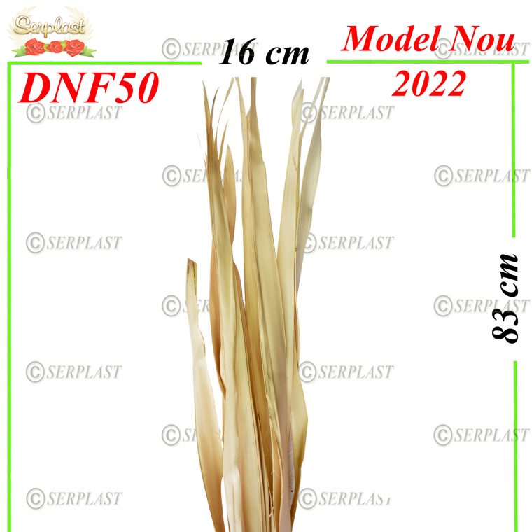 DNF50-Frunza palmier-10lei-Decor Natural cu fir-serplast