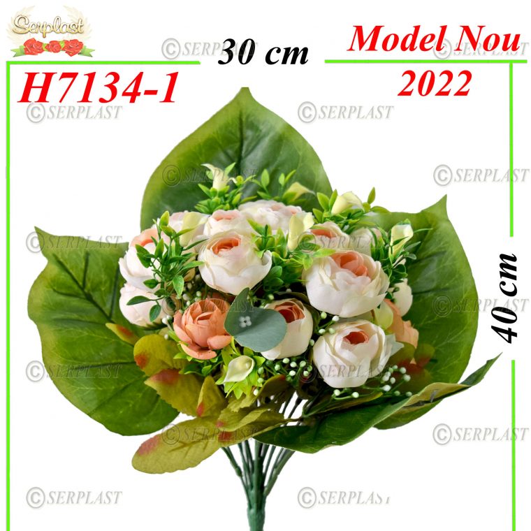 H7134-1-Buchet mare bujori-39lei- Buchete de Flori Artificiale-Serplast