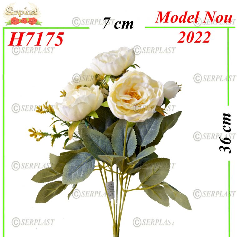 H7175-Buchet Bujori-19.5lei- Buchete de Flori Artificiale-Serplast