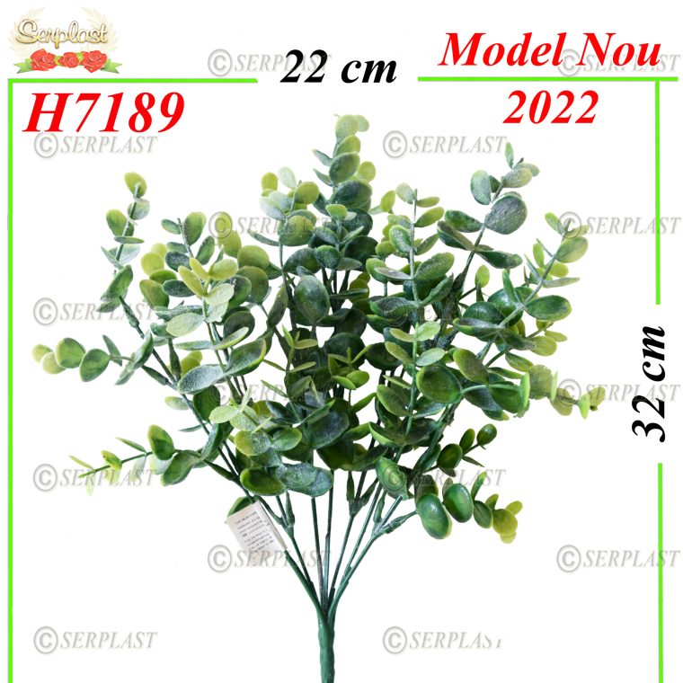 H7189-Frunza Eucalipt-12lei- Buchete de Flori Artificiale-Serplast
