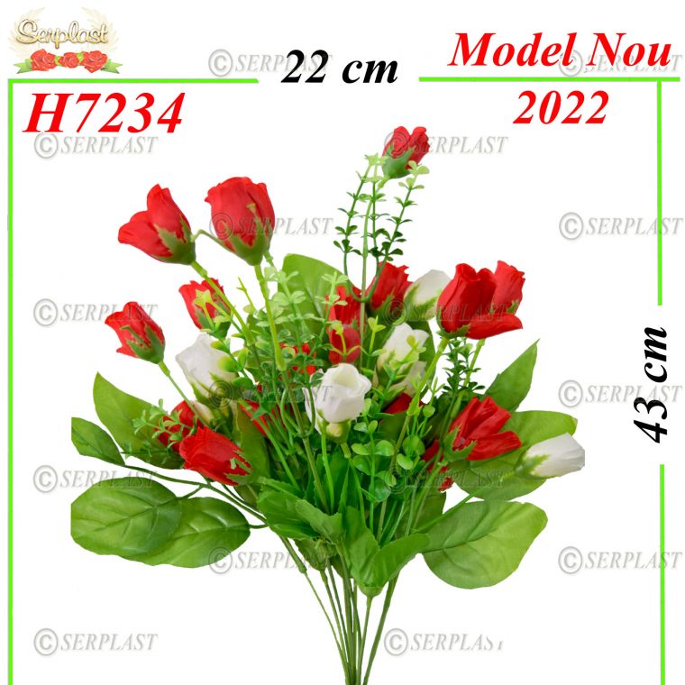 H7234-Buchet trandafir-11.5lei- Buchete de Flori Artificiale-Serplast