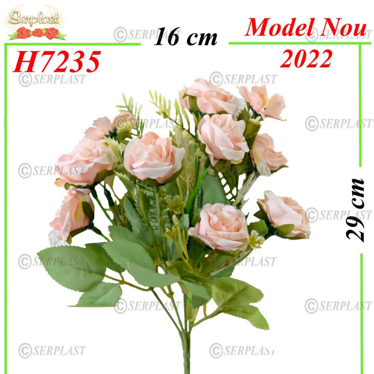 H7235-Buchet trandafir-10.5Lei- Buchete de Flori Artificiale-Serplast
