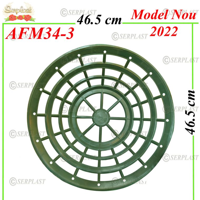 AFM34-3-Rama Mare-46.5cm-Accesori pentru flori din mătase şi saten-Serplast