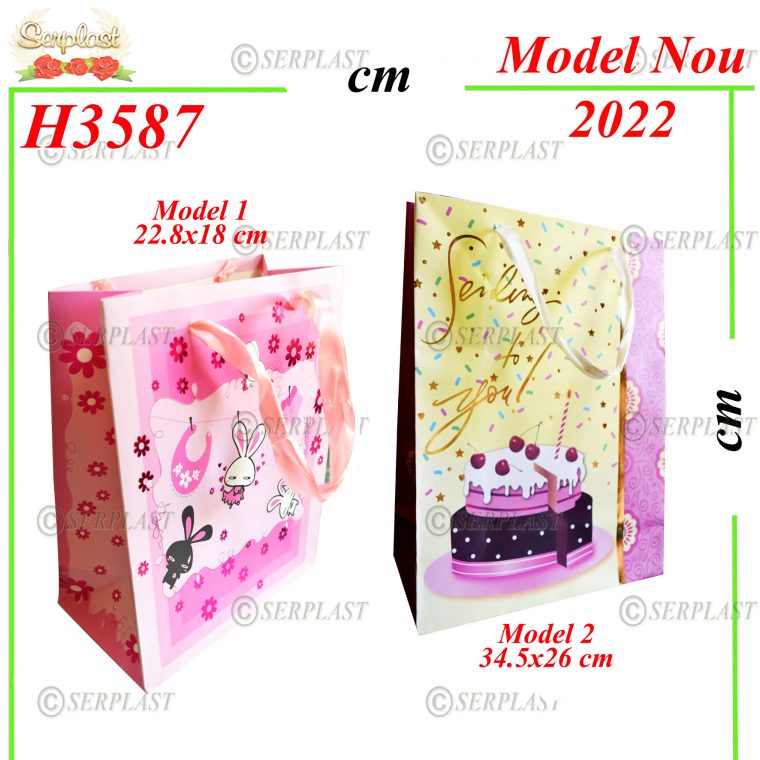 H3587-Punga cadou-2.5lei-Pungi cadou-Serplast magazin