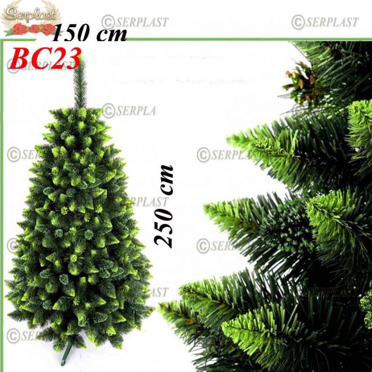 Brad artificial de crăciun verde ascuţit 2.5m Florida Keys Green BC23-Brad artificial de Crăciun-Serplast