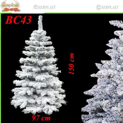 Brad Artificial Elsa cu Zapada - 150cm -BC43-Brad Artificial de Craciun- Serplast
