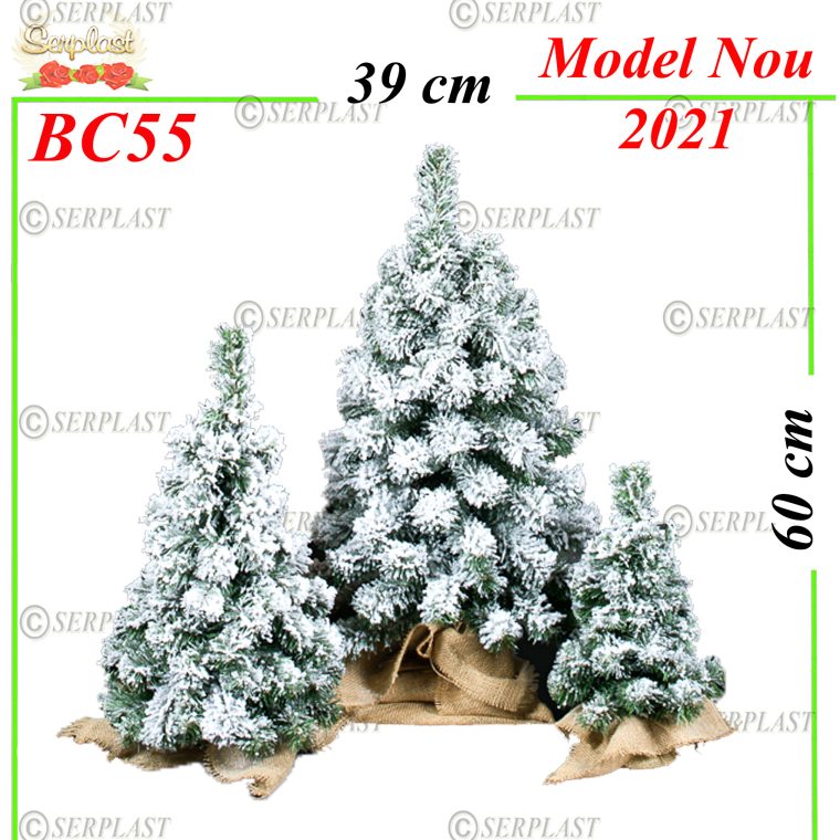 Brad Artificial Lidi cu Yuta - 60 cm- BC55-Brad Artificial de Craciun-Serplast