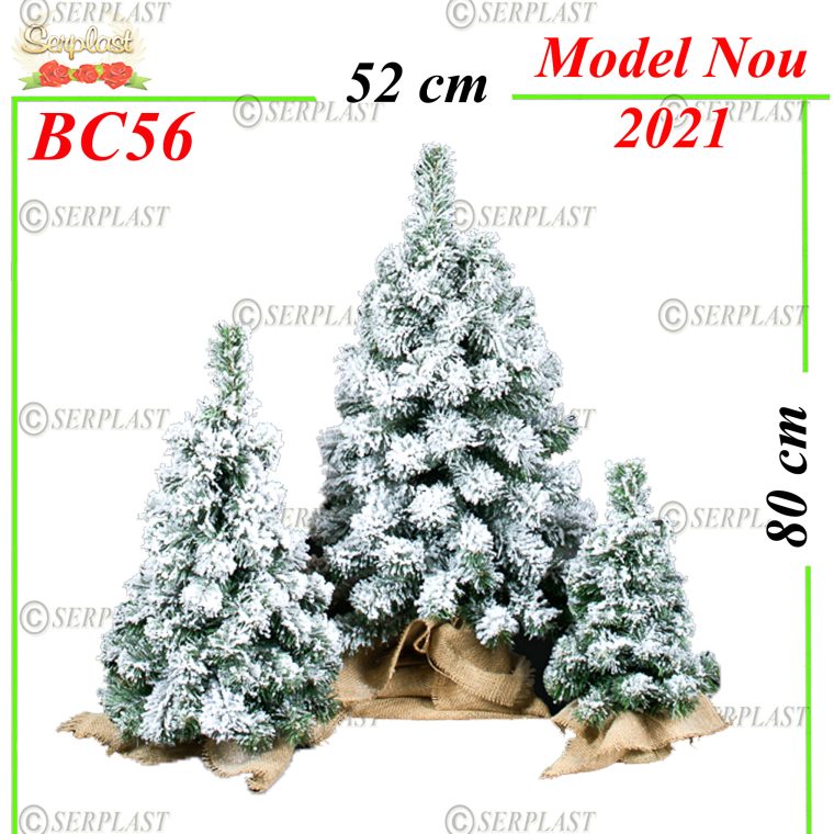 Brad Artificial Lidi cu Yuta - 80 cm- BC56-Brad Artificial de Craciun-Serplast