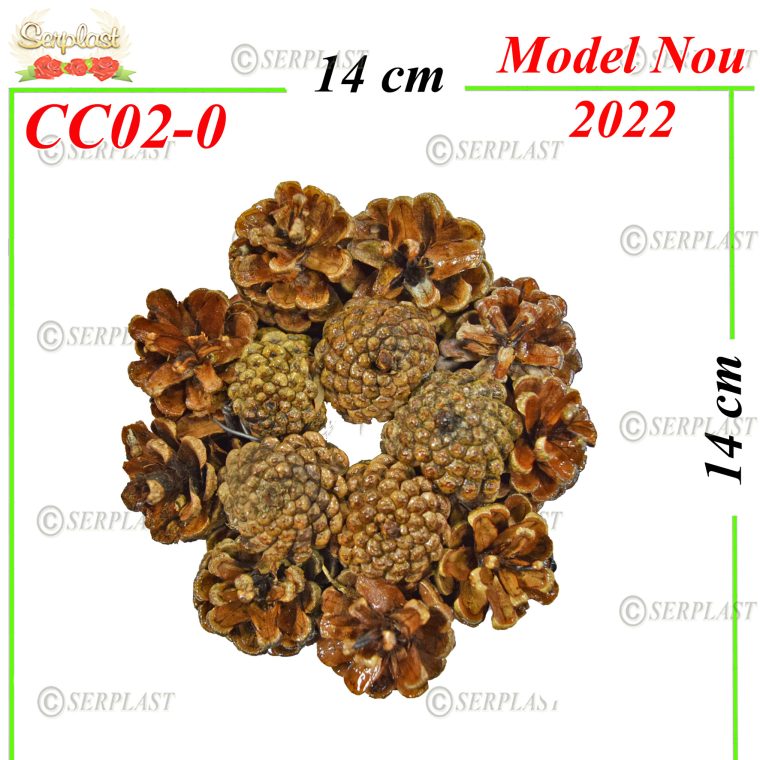 Coroane din Con Natural - 14cm-CC02-0-Coroane din Con NaturaL-Serplast