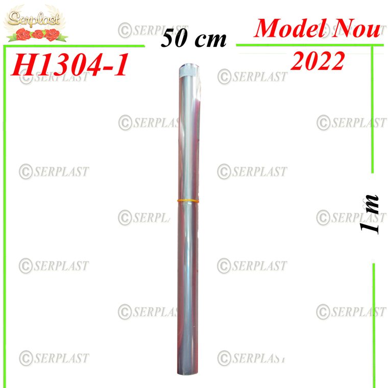 H1304-1-Folie Transparenta-1m-50cm-22lei-Articole pentru Florării-Serplast
