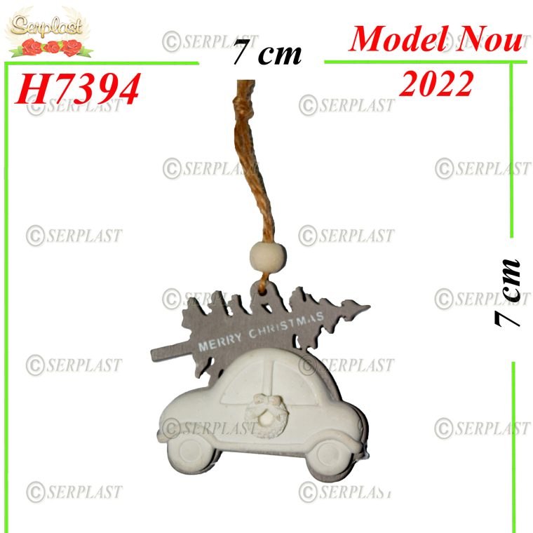 H7394-Ghirlanda masinuta- 4 lei-Articole de Craciun Magazin-Serplast