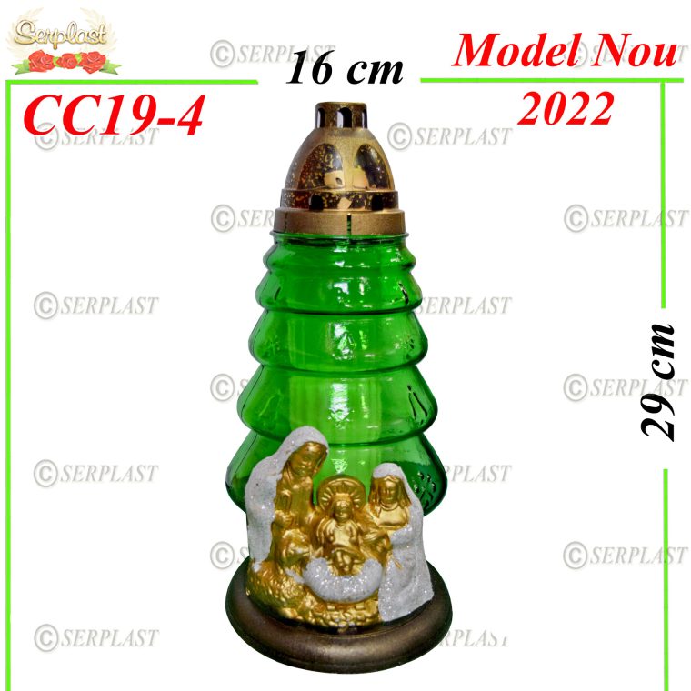 CC19-4-Candela de Craciun cu Betleem-5buc.set-12.5lei-Candele de Craciun-Serplast