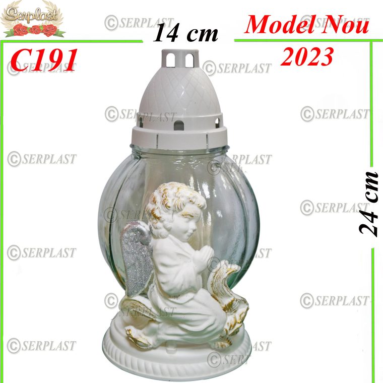 Candelă cu Înger 10-12.2 Lei (set de 6 buc) 24cm C191