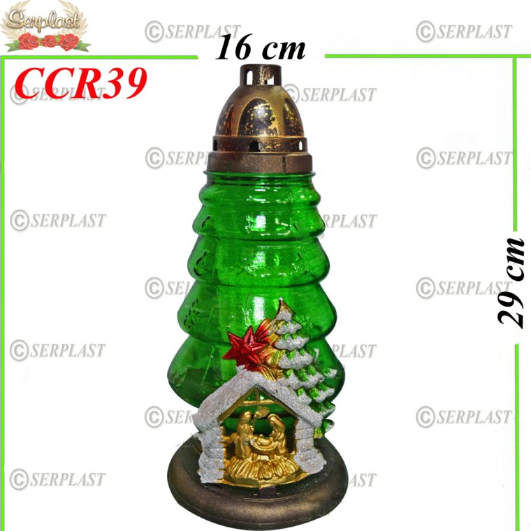 Candelă de Crăciun cu Betleem 12.5 Lei (set de 5 buc) 29cm, CCR39 -w
