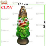 Candelă de Crăciun cu Clopoțel 12.5 Lei (set de 6 buc) 30cm, CCR41 -w