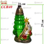 Candelă de Crăciun cu Isus 12.5 Lei (set de 5 buc) 29cm, CCR40 -w