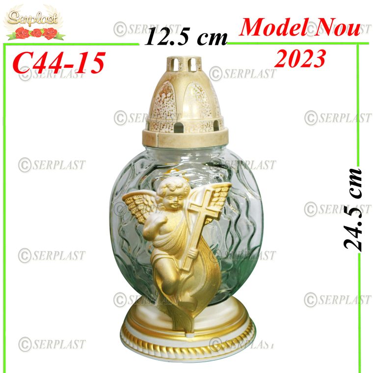 C44-15-Candela cu ingeras- 6buc.set-10.3lei-Candela-Serplast