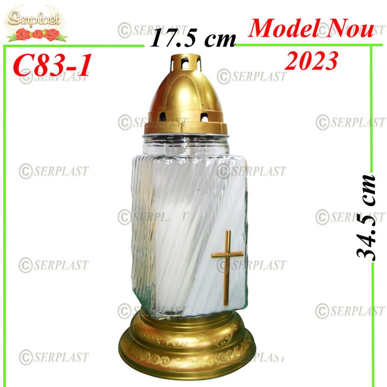C83-1-Felinar cu cruce - 2 buc.set- 25.3 lei-Candela-Serplast