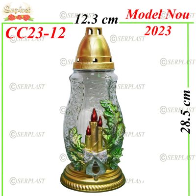CC23-12-Candela cu Lumanari-6buc.set-12.5lei-Candelă de Crăciun-Serplast