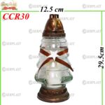 Candelă de Crăciun cu Brad 11.5 Lei (set de 6 buc) 29.5cm, CCR30 -w