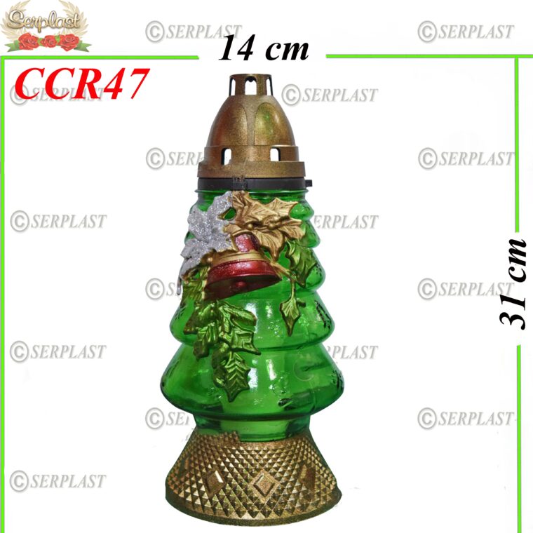Candelă de Crăciun cu Clopoțel 13 Lei (set de 6 buc) 31cm, CCR47 -w