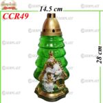 Candelă de Crăciun cu Isus 13.4 Lei (set de 6 buc) 28cm, CCR49 -w