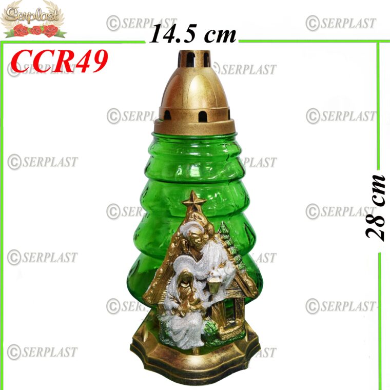 Candelă de Crăciun cu Isus 13.4 Lei (set de 6 buc) 28cm, CCR49 -w