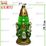 Candelă de Crăciun cu Isus 13.5 Lei (set de 6 buc) 28.5cm, CCR52 -w