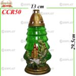 Candelă de Crăciun cu Lumânări 13.4 Lei (set de 5 buc) 29.5cm, CCR50 -w