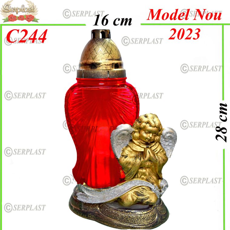 Candelă cu îngeraș 12.5 Lei (set de 5 buc) 28cm C244 -2