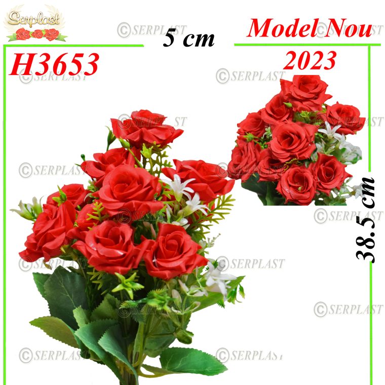 H3653-Buchet Trandafir-29Lei-Buchete de Flori Artificiale-Serplast