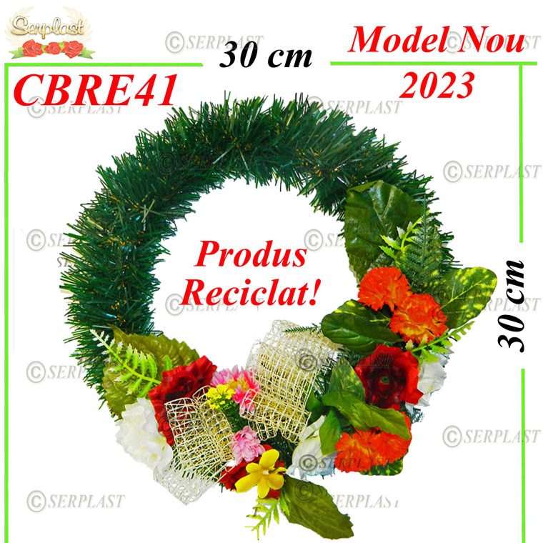 Brad artificial cerc impletit cu mijloc gol Tip III împodobit extra (set de 5 buc) Eco Reciclat-Brad Împodobit Extra-Brad Împodobit Extra-Serplast