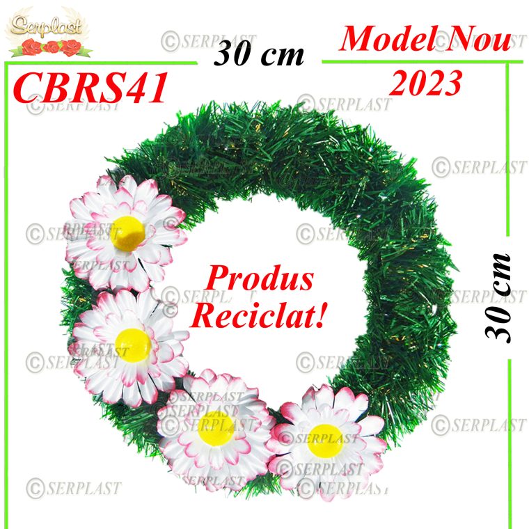 Brad artificial cerc impletit cu mijloc gol Tip III împodobit (set de 5 buc) Eco Reciclat- Brad Împod. Simplu-Serplast