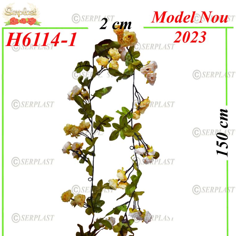 Ghirlanda cu flori- H6114-Buchete de Flori Artificiale-Serplast-1