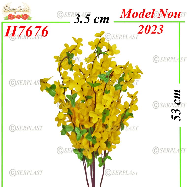 H7676-Buchet Salcam Galben-Buchete de Flori Artificiale-Serplast