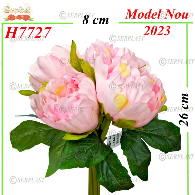 H7727-Buchet Bujori-Buchete de Flori Artificiale-Serplast