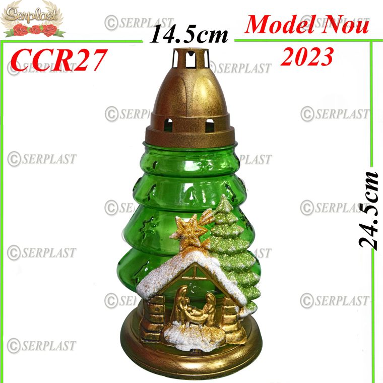 Candelă de Crăciun cu Betleem 10.3 lei (set de 6 buc), 24.5cm, CCR27 -w
