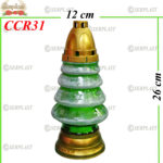 Candelă de Crăciun cu Brad 11.5 lei (set de 6 buc) 26cm, CCR31 -w