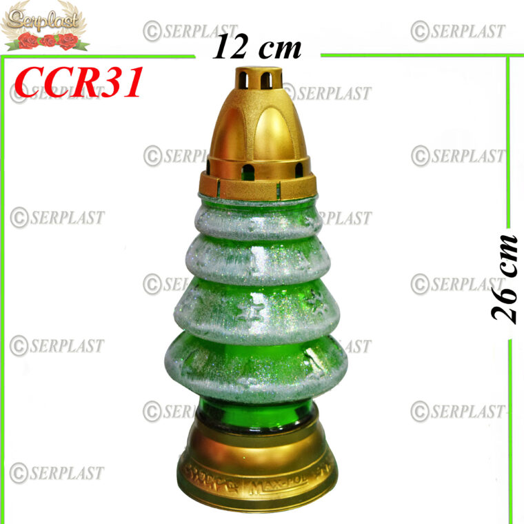 Candelă de Crăciun cu Brad 11.5 lei (set de 6 buc) 26cm, CCR31 -w