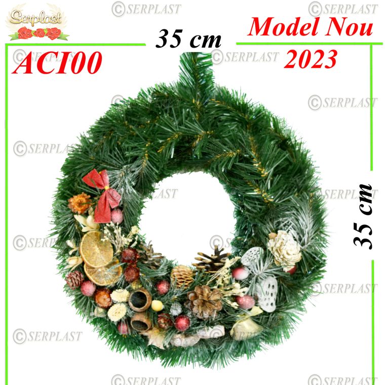 Decor pentru Ușă Advent Împodobit Ø35-Art. Crăciun împodobit-Serplast