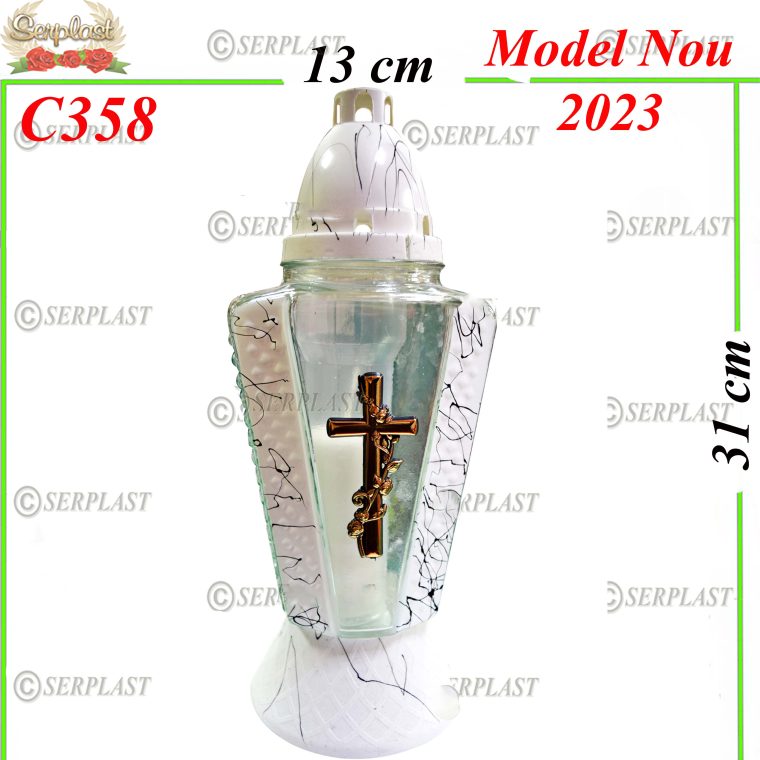 Candelă cu Cruce 18.5 lei (set de 6 buc) 31cm C358