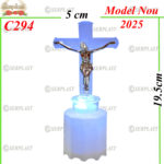 Candelă cu Led și Isus 14.5 Lei,19.5cm C294 -w