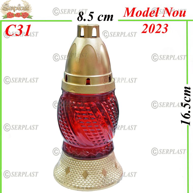 Candelă mică simplă 3.9 Lei (set de 15 buc)16.5cm C31