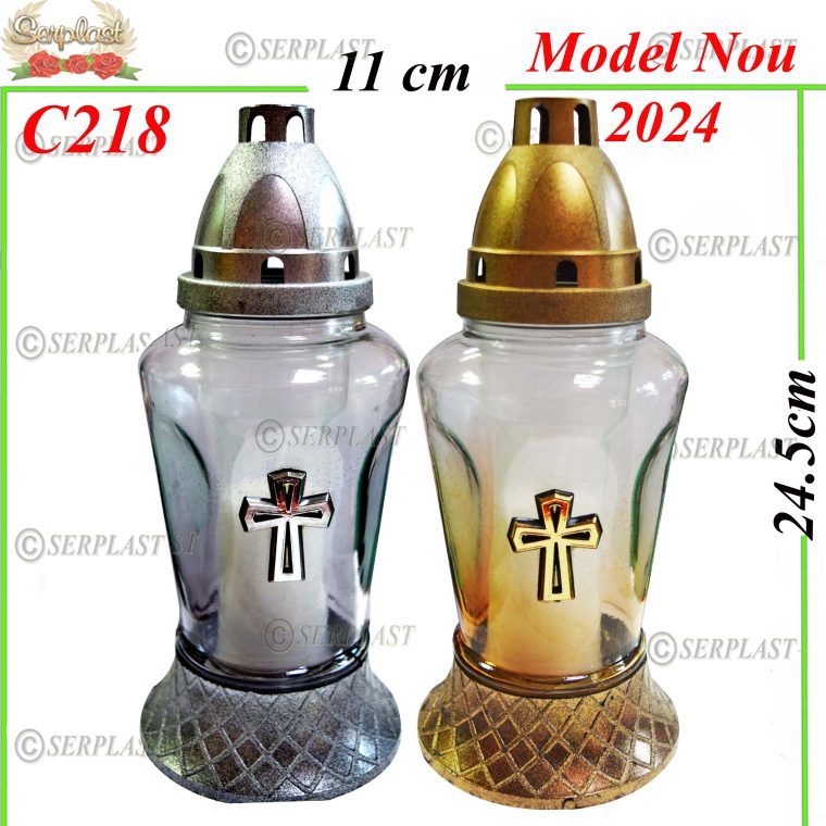 Candelă cu Cruce 11.1 lei (set de 8 buc) 24.5cm C218