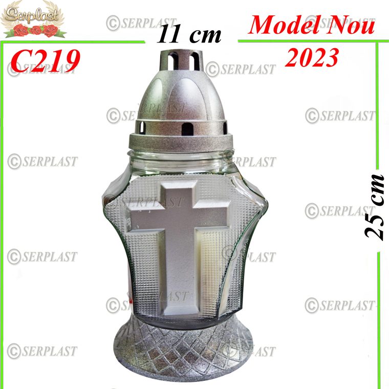 Candelă cu Cruce 11.2 lei (set de 8 buc) 25cm C219