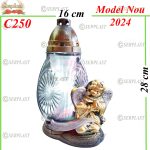 Candelă cu îngeraș 13-12.7 Lei (set de 5 buc) 28cm C250