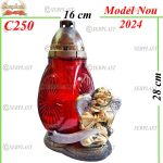 Candelă cu îngeraș 13-12.7 Lei (set de 5 buc) 28cm C250 -2