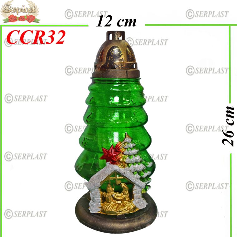 Candelă de Crăciun cu Betleem 11.5 Lei (set de 5 buc) 26cm, CCR32 -w