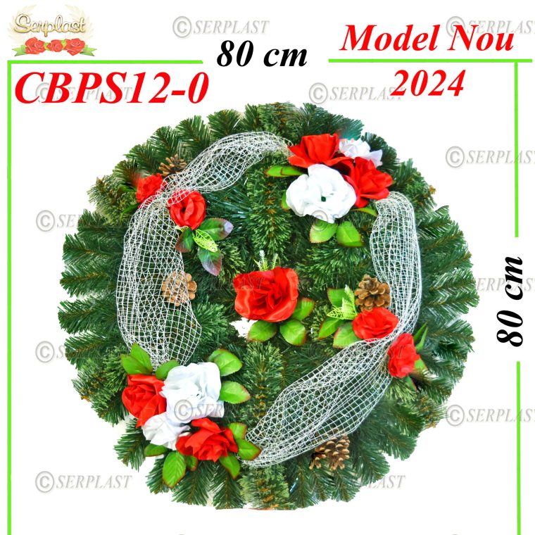 Pin & Brad rotund Ø80 cu pin de 10cm împodobit simplu cu Sita-Brad & Pin Împodobit Simplu-Serplast